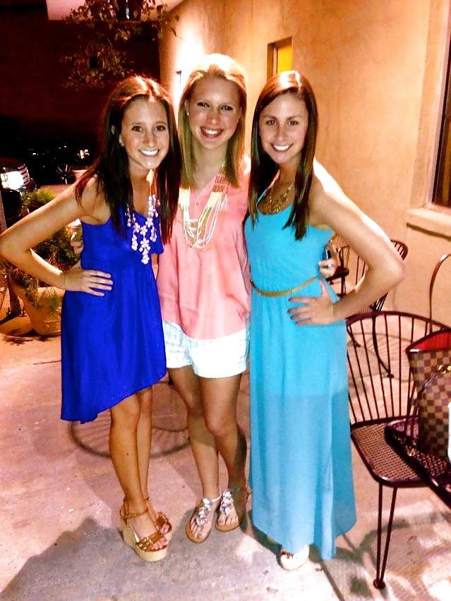 25P College teen sorority girls