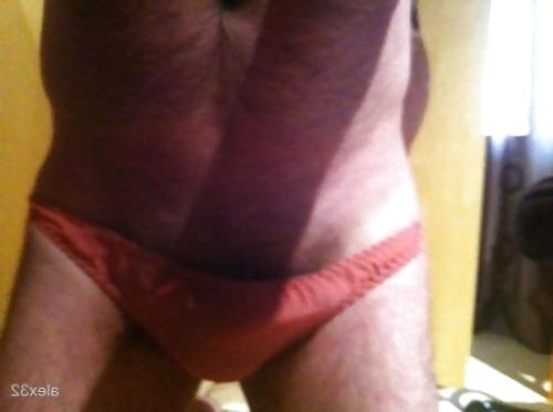 14P Married man in wifes panties