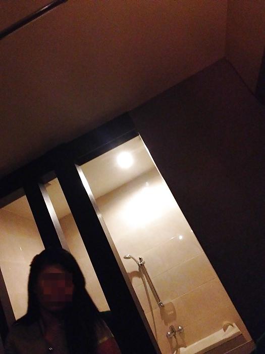 6P Indonesian call girl with client