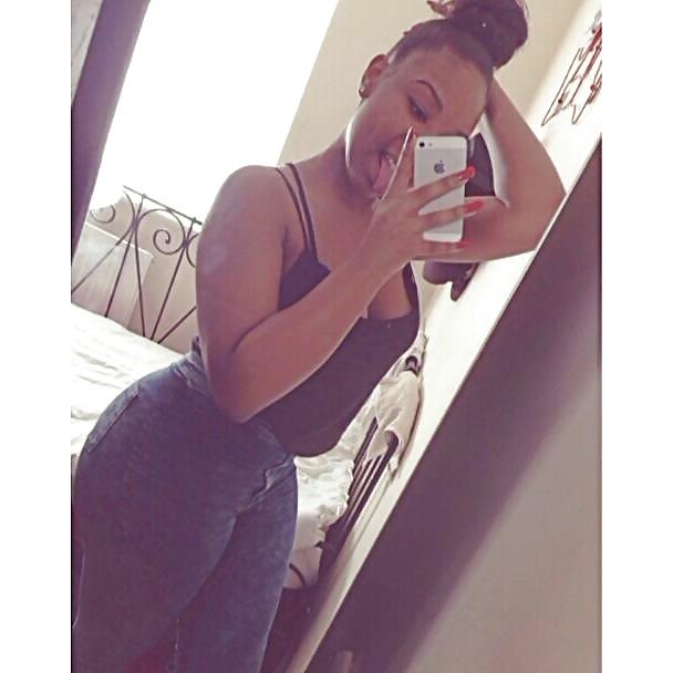 6P Hot black  with a massive ass