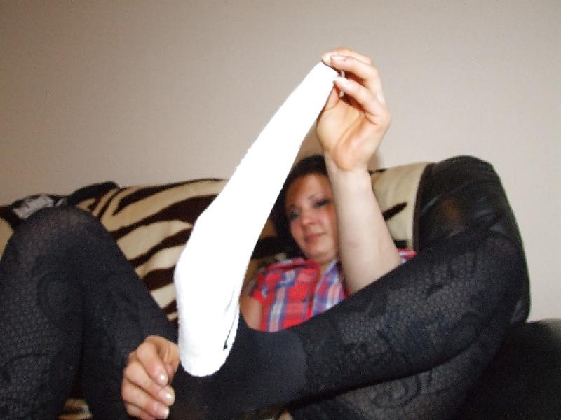 21P White Nike socks