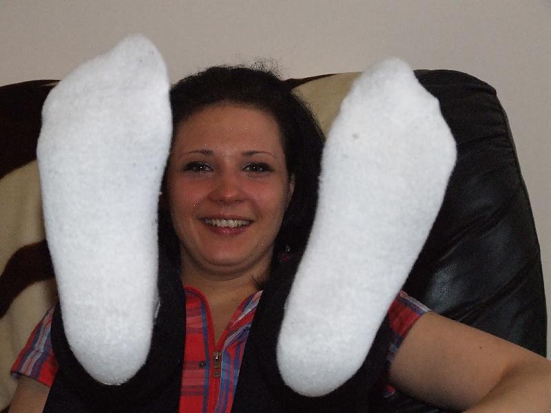 21P White Nike socks
