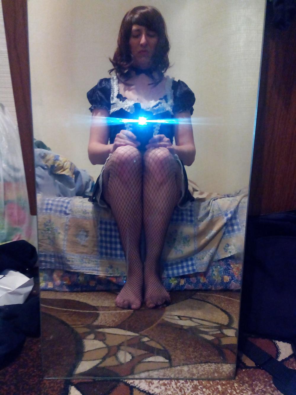 14P Maid in the chastity belt