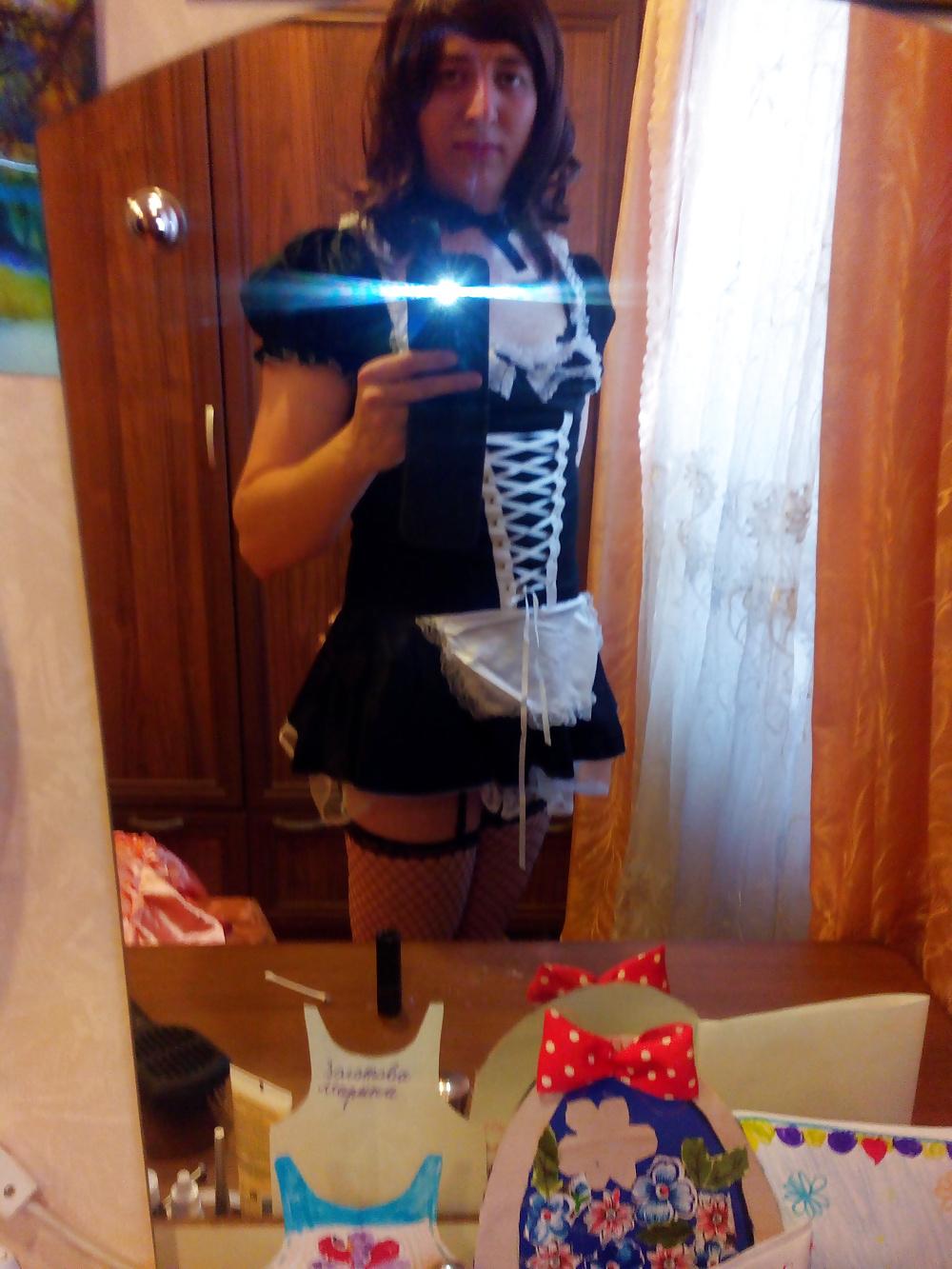 14P Maid in the chastity belt