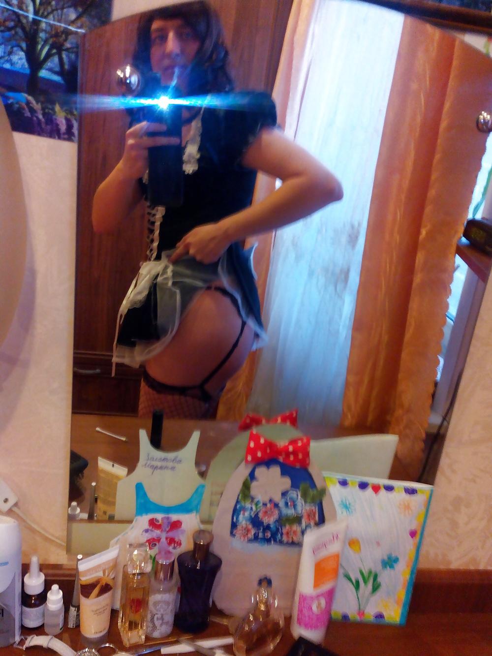 14P Maid in the chastity belt