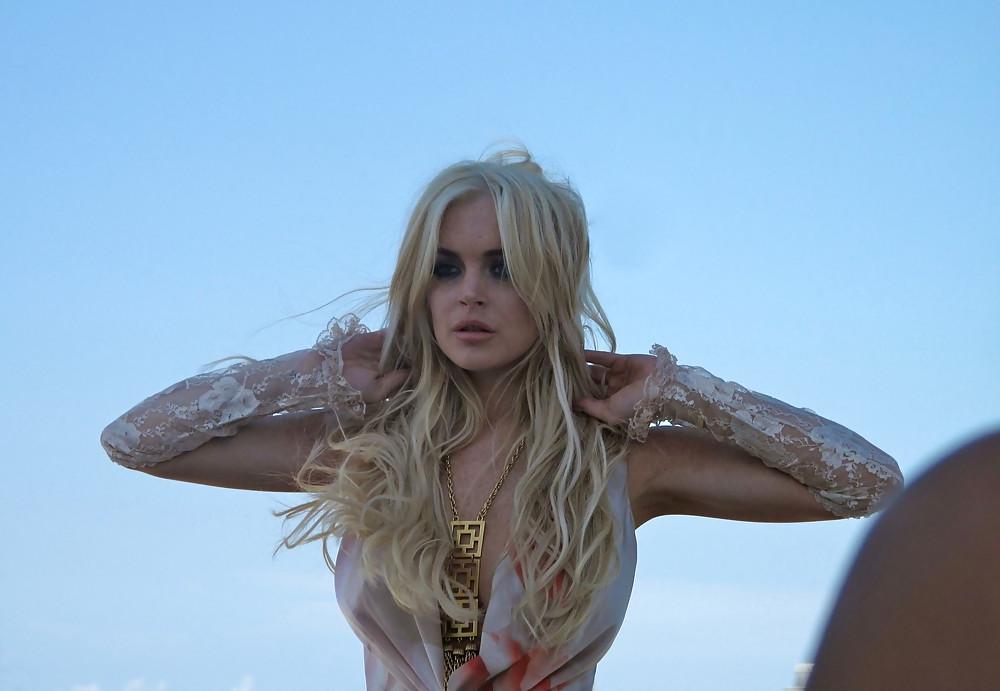 4P Lindsay Lohan Plum Magazine Photoshoot Outtakes