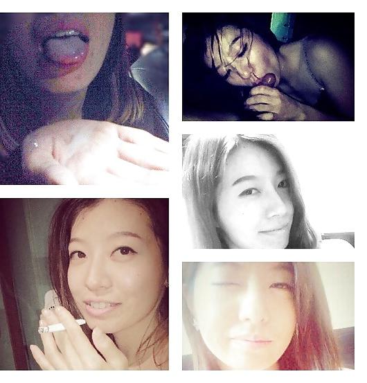 25P Korean Slut Wife Catherine Pose For Her Husband