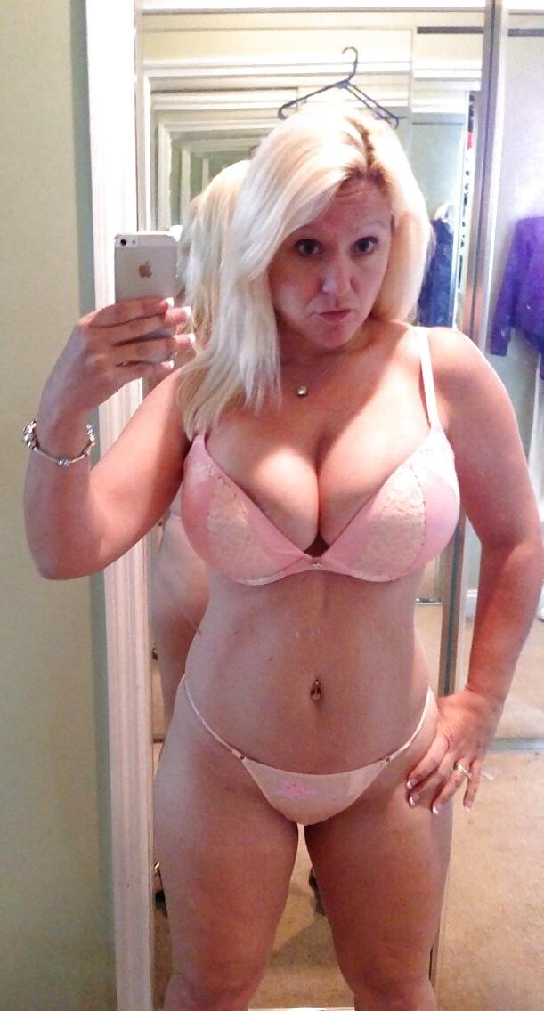 15P Big tit milf self shots