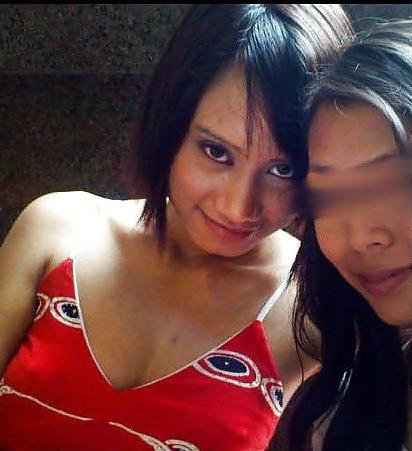 8P Malay- flight attendant nude (tudung hijab also)