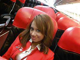 8P Malay- flight attendant nude (tudung hijab also)