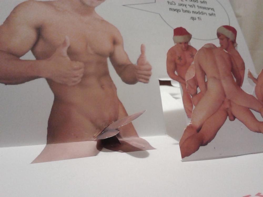 3P World's first gay pornographic pop-up Christmas card!