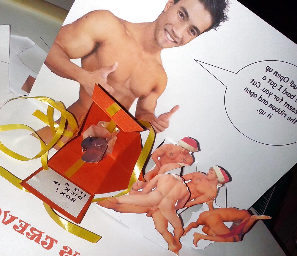 3P World's first gay pornographic pop-up Christmas card!