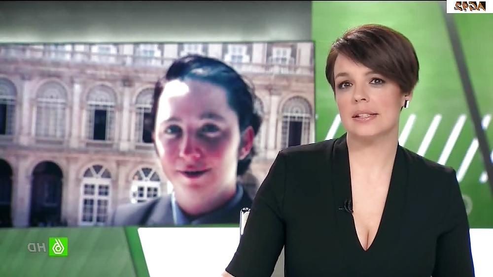 24P Spanish women newscasters big boobs