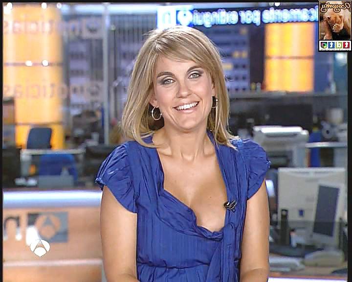 24P Spanish women newscasters big boobs