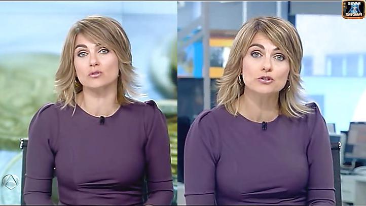 24P Spanish women newscasters big boobs