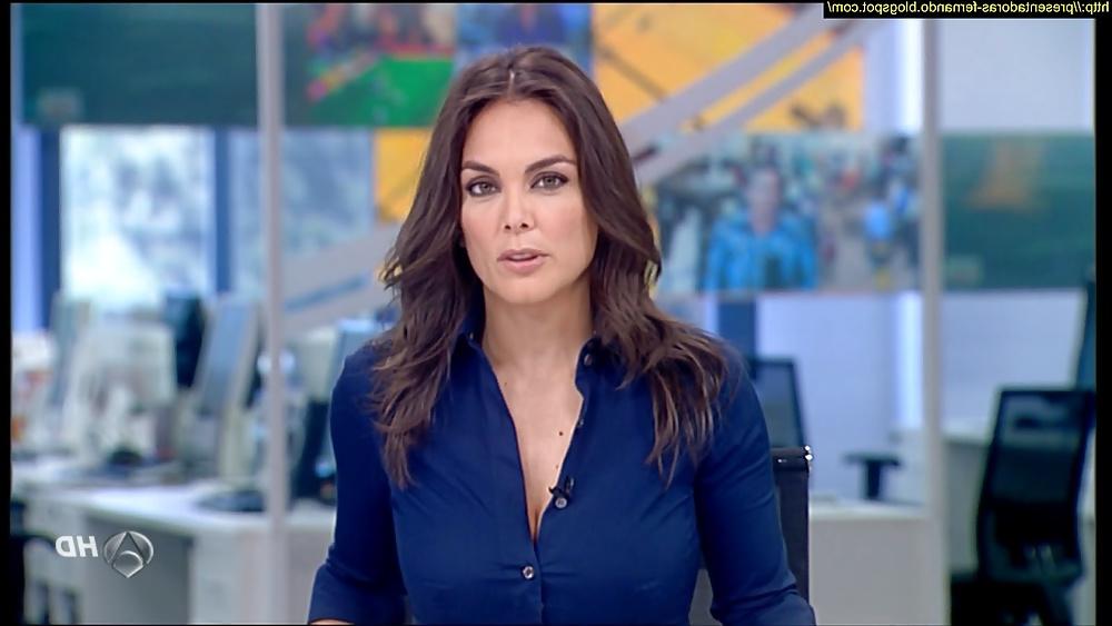 24P Spanish women newscasters big boobs