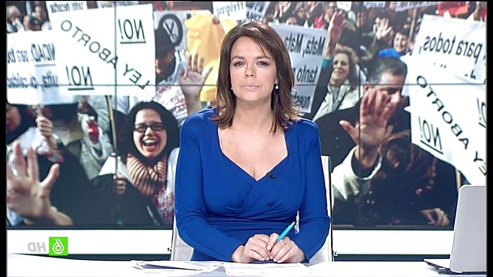 24P Spanish women newscasters big boobs
