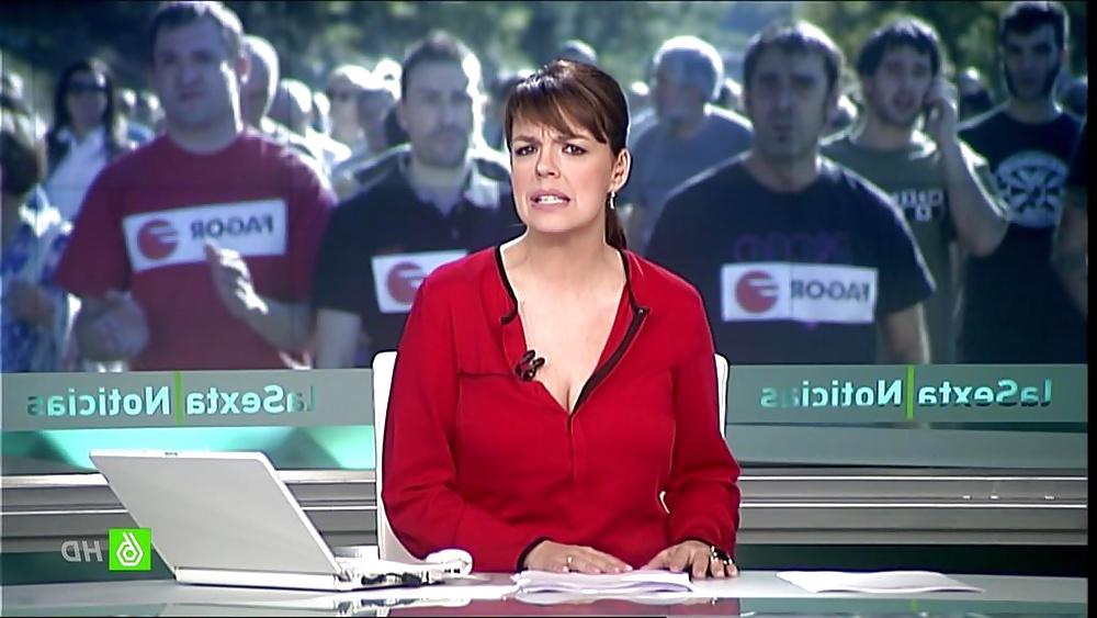 24P Spanish women newscasters big boobs