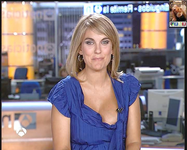 24P Spanish women newscasters big boobs