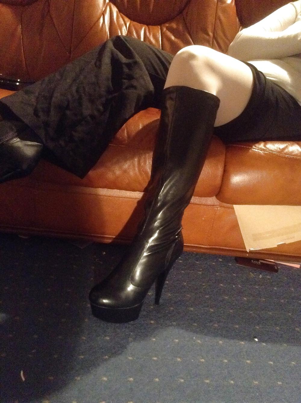 4P Platform boots
