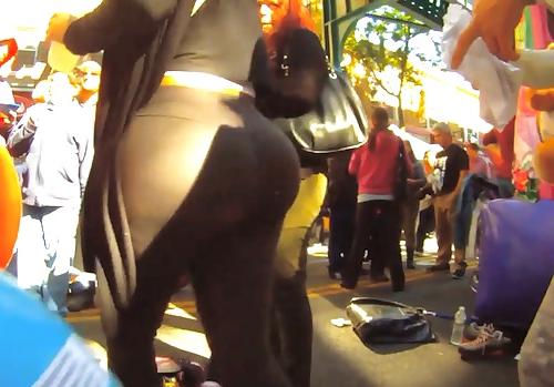 12P Big Asses In Spandex Voyeur Edition 