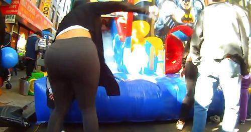 12P Big Asses In Spandex Voyeur Edition 