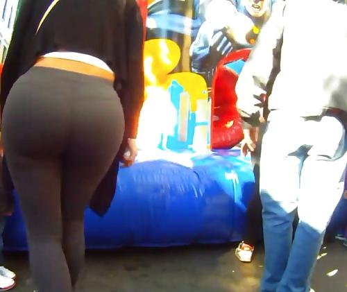 12P Big Asses In Spandex Voyeur Edition 