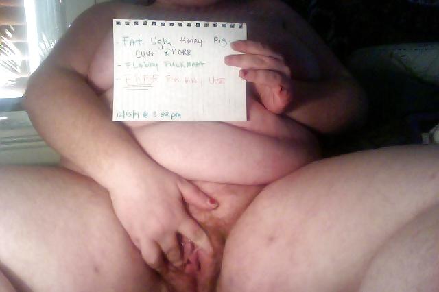 24P FatPigWhore - Motherless Fatty Humilation
