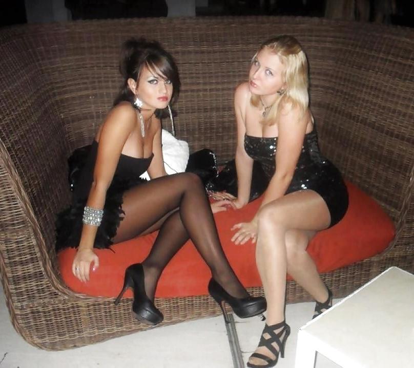 25P Sexy as hell pantyhose babes 5