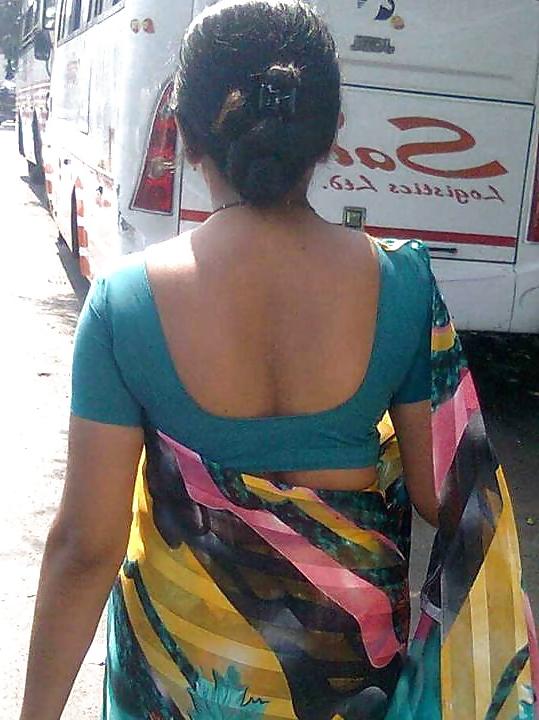 17P Blouse back of Indian moms