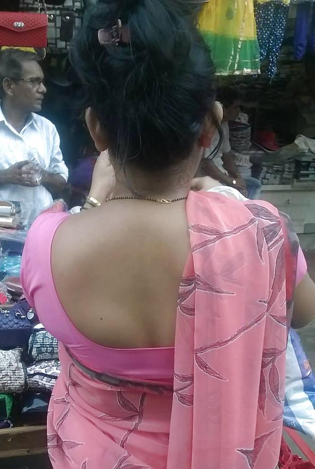 17P Blouse back of Indian moms