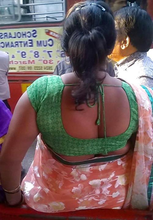 17P Blouse back of Indian moms
