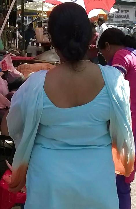 17P Blouse back of Indian moms