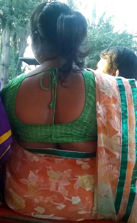17P Blouse back of Indian moms