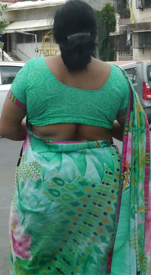 17P Blouse back of Indian moms
