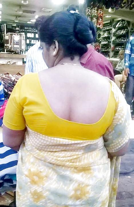 17P Blouse back of Indian moms