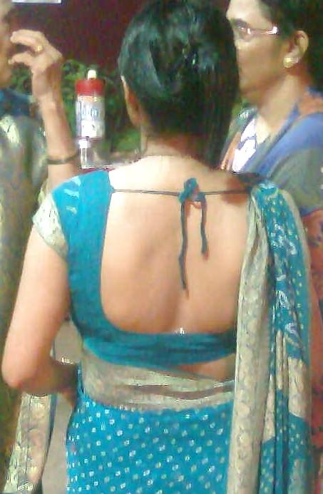 17P Blouse back of Indian moms