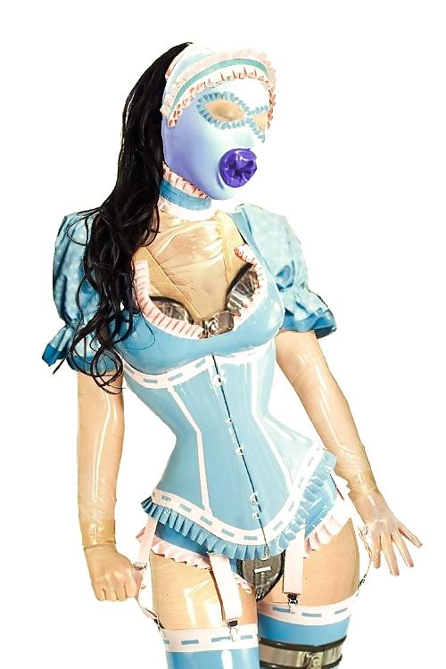 13P Latex Catsuit