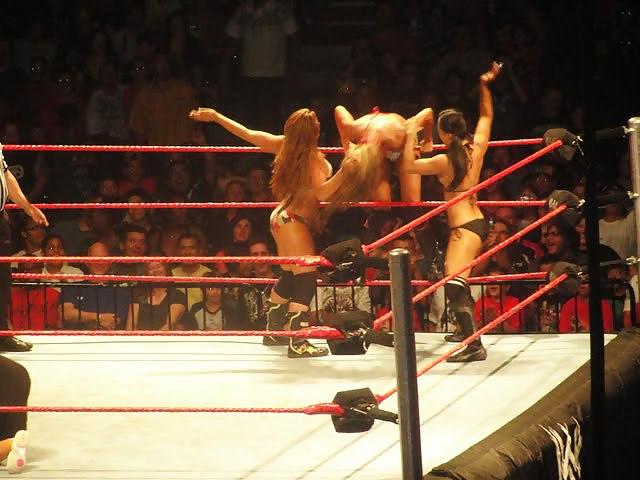 19P WWE TNA diva Mickie James big ass and big tits