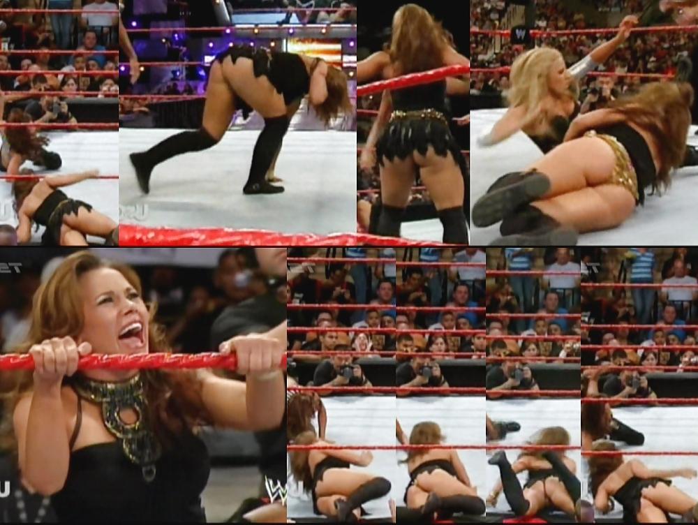 19P WWE TNA diva Mickie James big ass and big tits