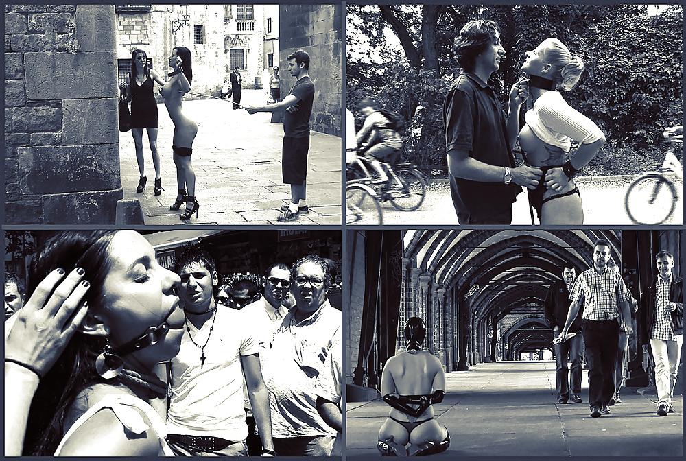 25P 8. Bondage 'en plein public'