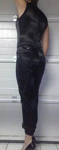 9P Me in various catsuits cd tv sissy