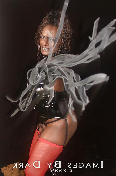 8P Ebony women in Bondage