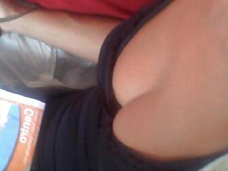 24P Downblouse Boobs