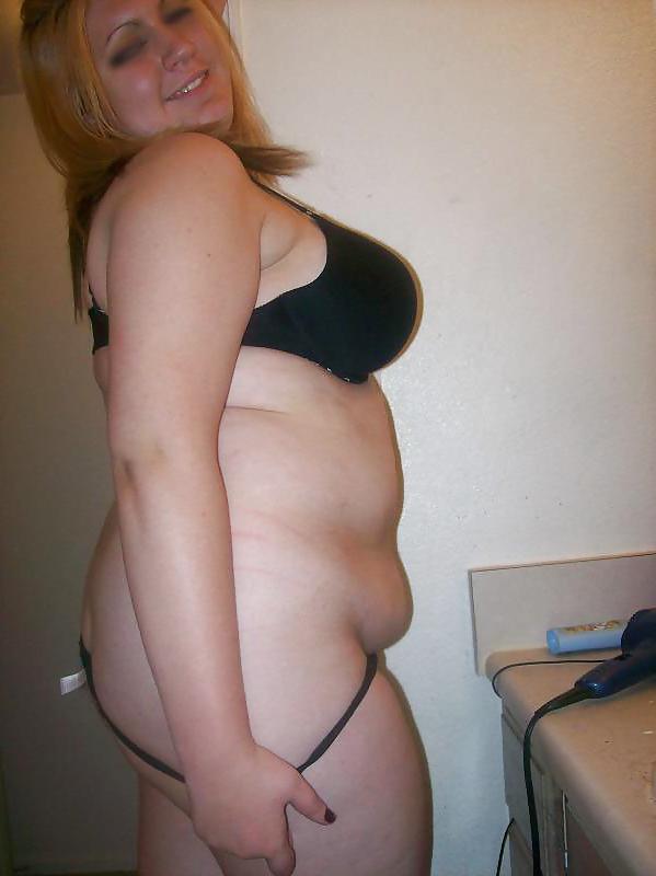 15P Chubby Blonde with big tits plays and sucks cock