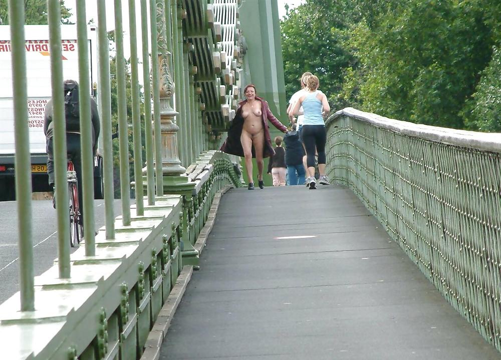 25P Crazy redhair mature flashing slutwife Isabel