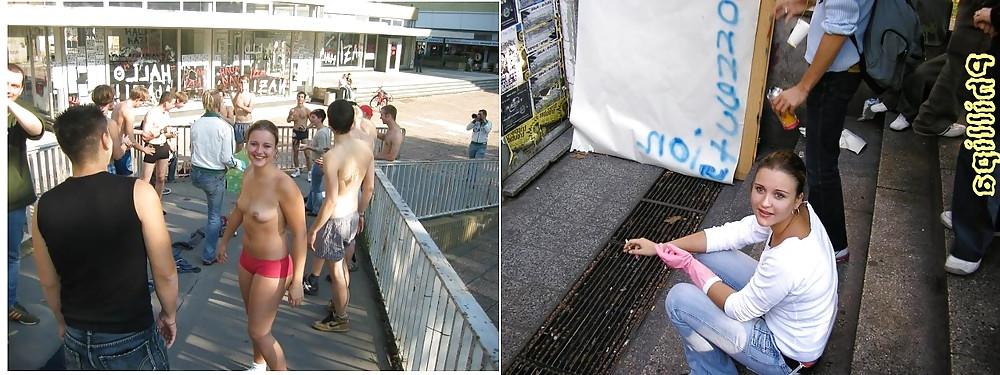 17P Before after 365. (small tits special)