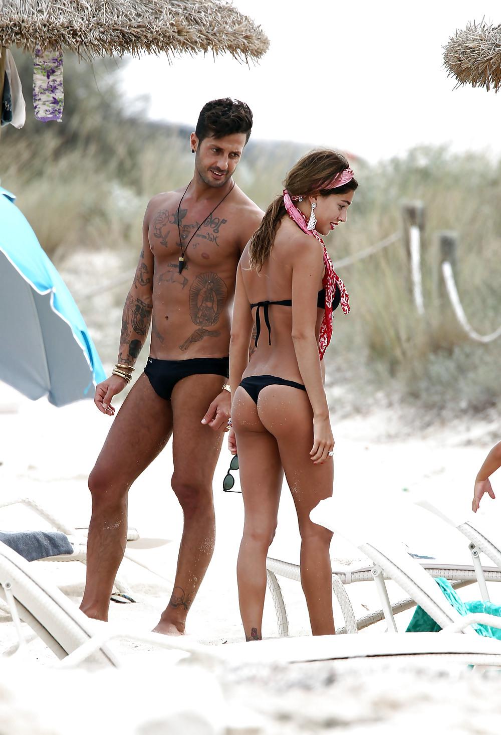 25P Belen Rodriguez bikini candids in Formentera Spain