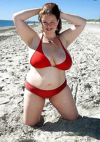 20P Older women in bikini 2 (Most saggy tits),