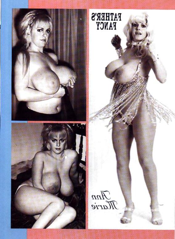 15P Vintage big boobie girl Ann Marie